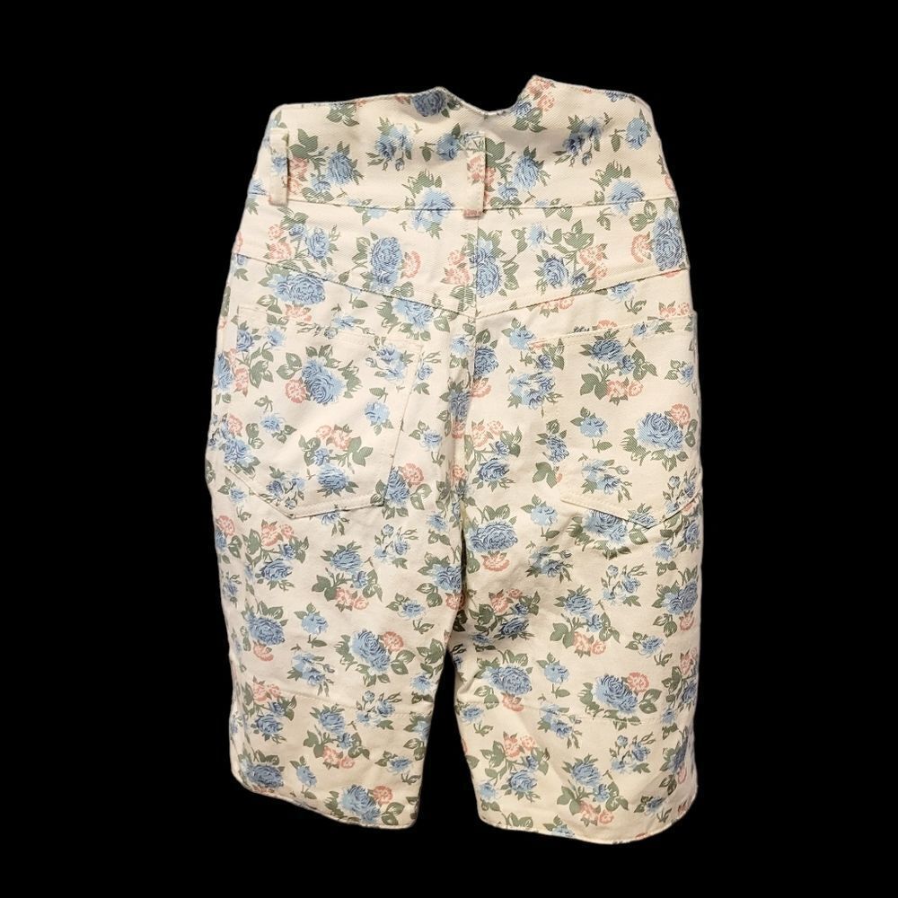 2/$20 Vintage Y2K Floral Pattern Shorts Pants Jeans Size: Small - Picture 5 of 8